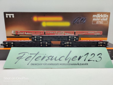 Märklin Z DC 8790 Wagen-Set S-Bahn "Coca Cola" / MHI / DB / OVP