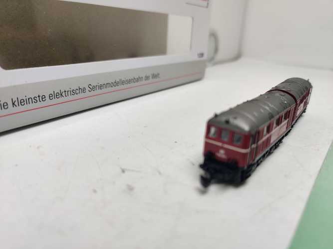 Mini Club / Märklin Z DC 88150 / Doppel-Diesellokomotive / BR V 188 001 / DB / Ep. III / OVP / Defekt