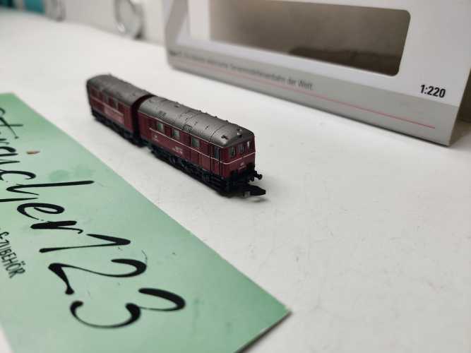 Mini Club / Märklin Z DC 88150 / Doppel-Diesellokomotive / BR V 188 001 / DB / Ep. III / OVP / Defekt