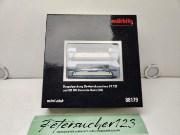 Mini Club / Märklin Z DC 88179 Doppelpackung Elektrolokomotiven BR120 / BR103 / DB / Analog / OVP