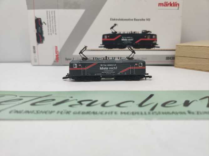 Märklin Mini Club Z DC 88430 / Elektrolokomotive der Baureihe / BR 143 / exklusive Messelokomotive / Analog / OVP