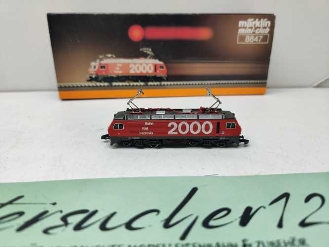 Märklin Z DC 8847 Schweizer Elektrolokomotive der Serie Re 4/4 IV / SBB / OVP