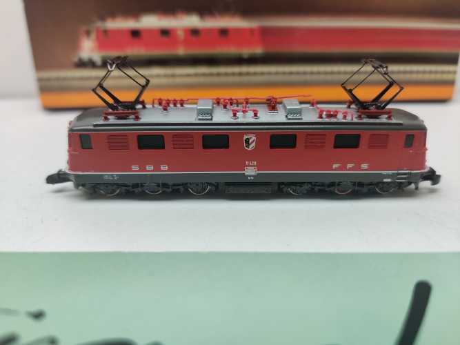 Märklin Mini Club Z DC 8849 / Schwere SBB Ae 6/6 (Städtelokomotive) 11429  / Rot / Analog / OVP