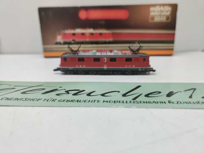Märklin Mini Club Z DC 8849 / Schwere SBB Ae 6/6 (Städtelokomotive) 11429  / Rot / Analog / OVP