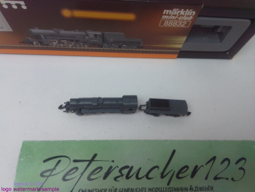 Märklin Z DC 88832 Dampflok Schlepptender / Grau / DB / OVP