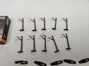 Märklin Mini-Club Z DC 8911 / 10 x Mast für Fahrleitung / Streckenmast / Höhe 38 mm / OVP