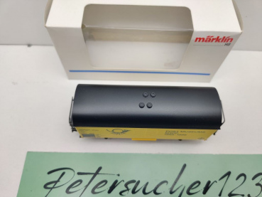 Märklin H0 AC 94049 PMS62-05 gedeckter Güterwagen "10 J. PMS" / MB / OVP weiß