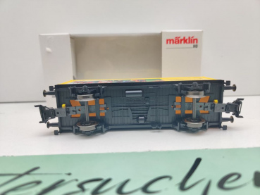 Märklin H0 AC 94071 PMS61-05 Containerwagen "Weihnachten'00" / NEM / MB / OVP weiß
