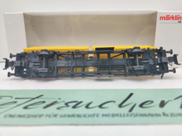 Märklin H0 AC 94084 Containertragwg "Aktie gelb" Lgjs573 PMS63-02 / NEM / DB / OVP