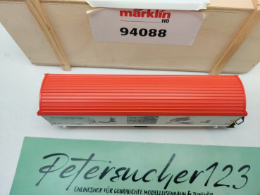 Märklin H0 AC 94088 Schiebewandwagen "Museumseröff.'01" / NEM / GMG / OVP Holz