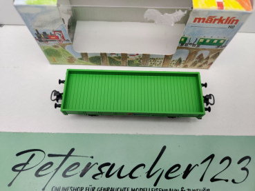 Märklin H0 AC 94110 Niederbordwagen "1.FC Märklin'01" & 2 Unimog / OVP bunt