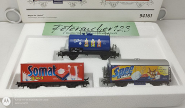 Märklin H0 AC 94161 Wagen-Set "Henkel" / DB / OVP weiß