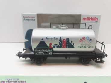Märklin H0 AC 94451 Kesselwagen "5000 Tage Wunderland - Amerika" / NEM / OVP