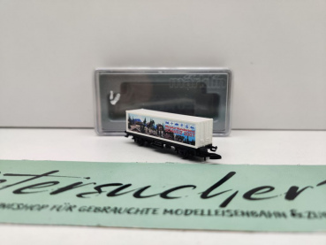 Märklin Z DC 98079 Containerwagen "MiniaturWunderl. Schweiz" Werbewagen 2007 / OVP