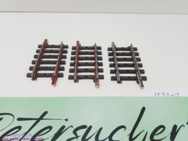 Märklin H0 AC 2202 3x Gerades K-Gleis / 1/4 = 45 mm / Farbe
