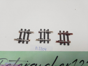Märklin H0 AC 2204 3x Gerades K-Gleis / 1/8 = 22,5 mm / Farbe