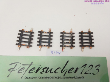 Märklin H0 AC 2208 4x Gerades K-Gleis / 35,1 mm / Farbe, Kleber