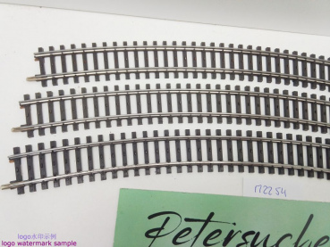 Märklin H0 AC 2251 3x gebogenes K-Gleis / R 618,5 / 30° = 1/1