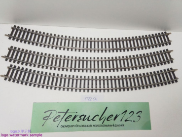 Märklin H0 AC 2251 3x gebogenes K-Gleis / R 618,5 / 30° = 1/1