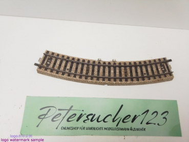 MÄRKLIN H0 AC 1x 5104 gebogenes Kontaktgleis M-Gleis / R 360 mm / 30° = 1/1