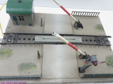 MÄRKLIN H0 AC 7054 mechanischer Bahnübergang für M-Gleis