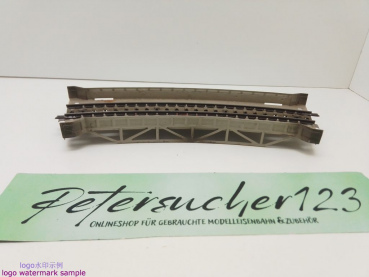 MÄRKLIN H0 AC 7167 gebogenes Rampenstück für M-Gleis / 185 mm