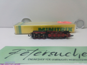 Mini Trix N DC 12836 / BR24 Schlepptender-Dampflokomotive / DB / OVP / Analog