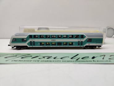 Mini Trix N DC 13758 / Doppelstock-Steuerwagen 2. Klasse / inklusive Personen / OVP