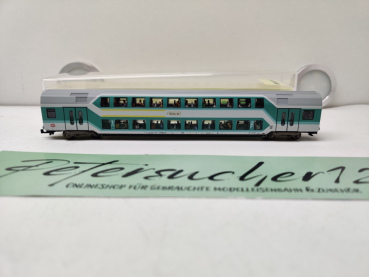 Mini Trix N DC 13770 / Nahverkehrs-Doppelstockwagen 1./2. Klasse / inklusive Personen / OVP