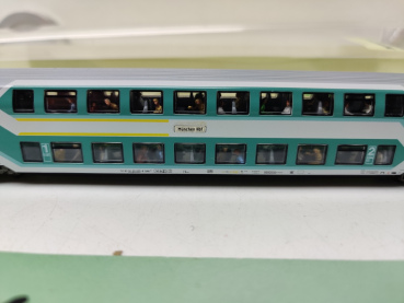 Mini Trix N DC 13770 / Nahverkehrs-Doppelstockwagen 1./2. Klasse / inklusive Personen / OVP