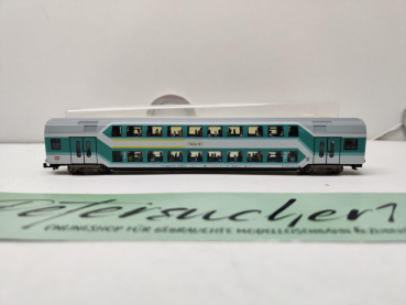 Mini Trix N DC 13770 / Nahverkehrs-Doppelstockwagen 1./2. Klasse / inklusive Personen / OVP