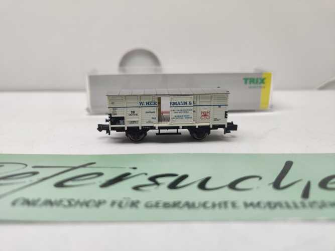 Mini Trix N DC 155926 /  gedeckter Güterwagen der Bauart G 02 / DB / Ep. III /„Heiermann“  / OVP