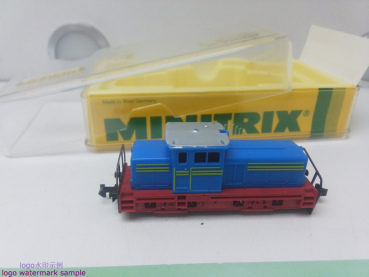 Mini Trix N DC 2066 / kleine Diesellokomotive / Werkslokomotive / Rangierlokomotiven von Henschel / Analog / OVP