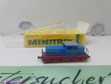 Mini Trix N DC 2066 / kleine Diesellokomotive / Werkslokomotive / Rangierlokomotiven von Henschel / Analog / OVP