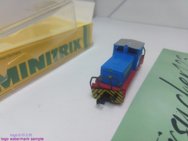 Mini Trix N DC 2066 / kleine Diesellokomotive / Werkslokomotive / Rangierlokomotiven von Henschel / Analog / OVP