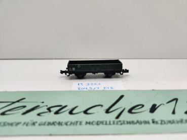Minitrix N DC 3251 Mittelbordwagen Omm32 / grün / DB