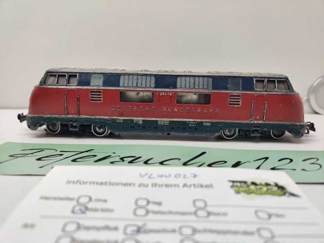 Märklin H0 AC 3021 / V200 027 / Diesellok / Rot / DB / Analog