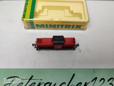 Mini Trix N DC 12937  Diesellok / Rangierlok / Rot / DB / Analog / OVP
