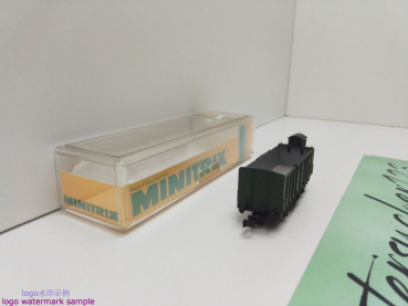 Minitrix N DC 51 3203 00 Viehwagen m Bremserhaus / VOmZ / K.Bay.Sts.B. / OVP