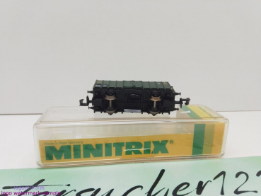 Minitrix N DC 51 3203 00 Viehwagen m Bremserhaus / VOmZ / K.Bay.Sts.B. / OVP
