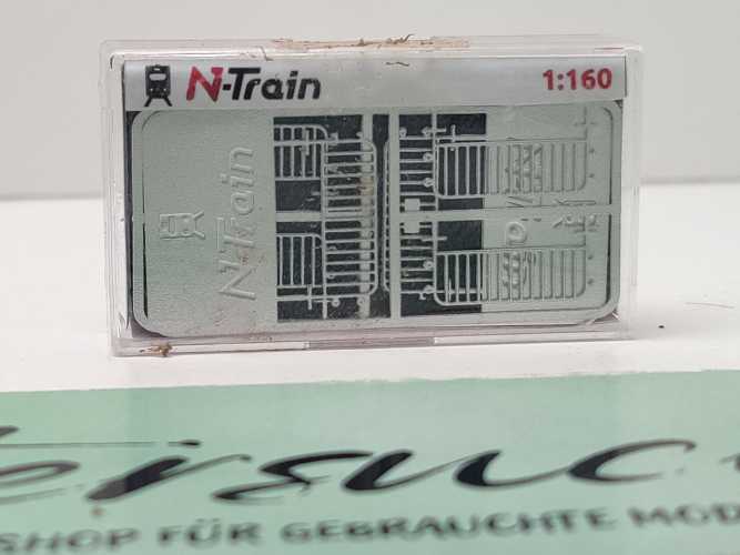 N-Train N 212.16 6x Straßenabsperrgitter Messing geätzt / unbenutzt / 1:160 / OVP