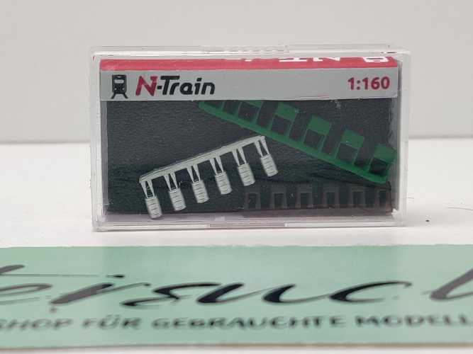 N-Train N 212.45 6 Bierfässer 6 Bierträger / unbenutzt / 1:160 / OVP