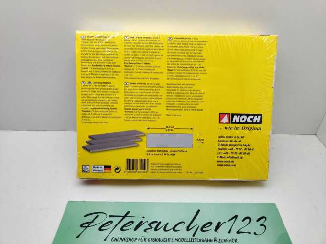 Noch N 63010 Universal-Bahnsteig, 3er-Set / Ungeöffnet / 1:160 / OVP