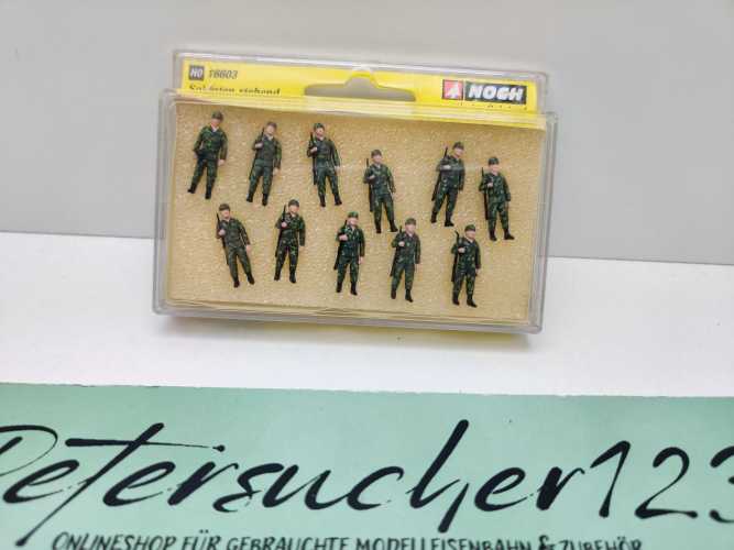 Noch H0 16603 Figuren-Set "Soldaten, stehend" / 11 Figurinen / OVP