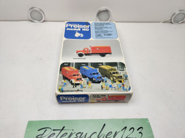 Preiser H0 / 1:87 / 1308 Gerätekraftwagen GKW Magirus / Feuerwehr / Bausatz / OVP