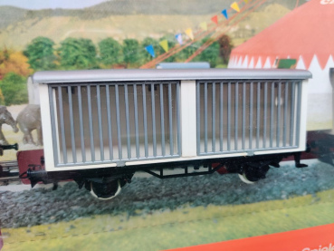 Primex H0 AC 4590 Zirkuswelt 5 "Sarrasani" 2x ged Güterwagen / OVP ungeöffnet