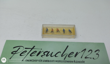 Preiser N 9118 Miniaturfiguren Feuerwehrmänner / OVP