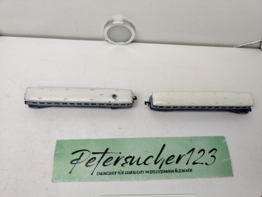 PIKO N DC 5/0649 Triebwagen + Beiwagen / Analog / Blau / Silber