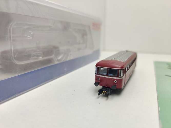 Piko N DC 40255 Schienenbus Bei-/Packwagen 998 / Licht / NEM / DB / OVP