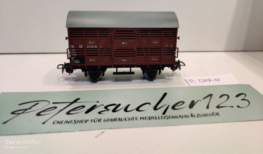 Piko H0 AC 5/128-01 Viehtransportwagen / 23-01-18 / DR
